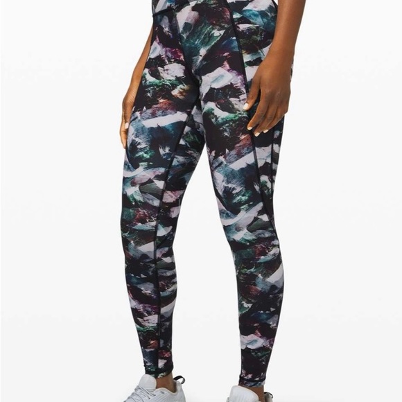 Lululemon Time To Sweat Tight 28"- 
Glacier Camo Starlight Multi - Picture 3 of 6